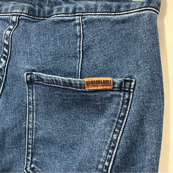 Rock & Roll Denim Flare Jeans Ombre Bell Bottom 29x32 Western Boho Rodeo - Picture 7 of 10